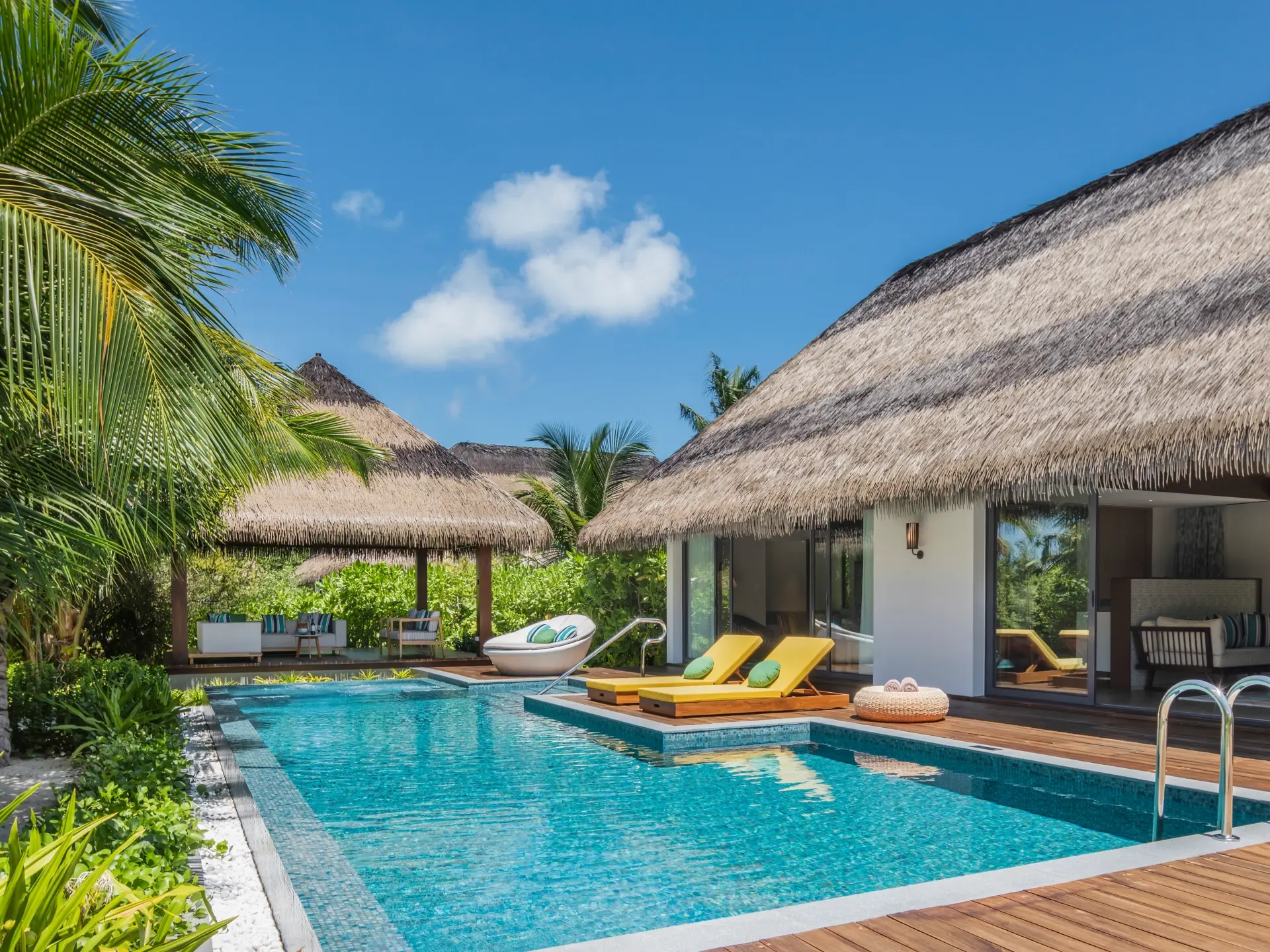 Beach Villa with Pool at Pullman Maldives Maamutaa, All-Inclusive Resort