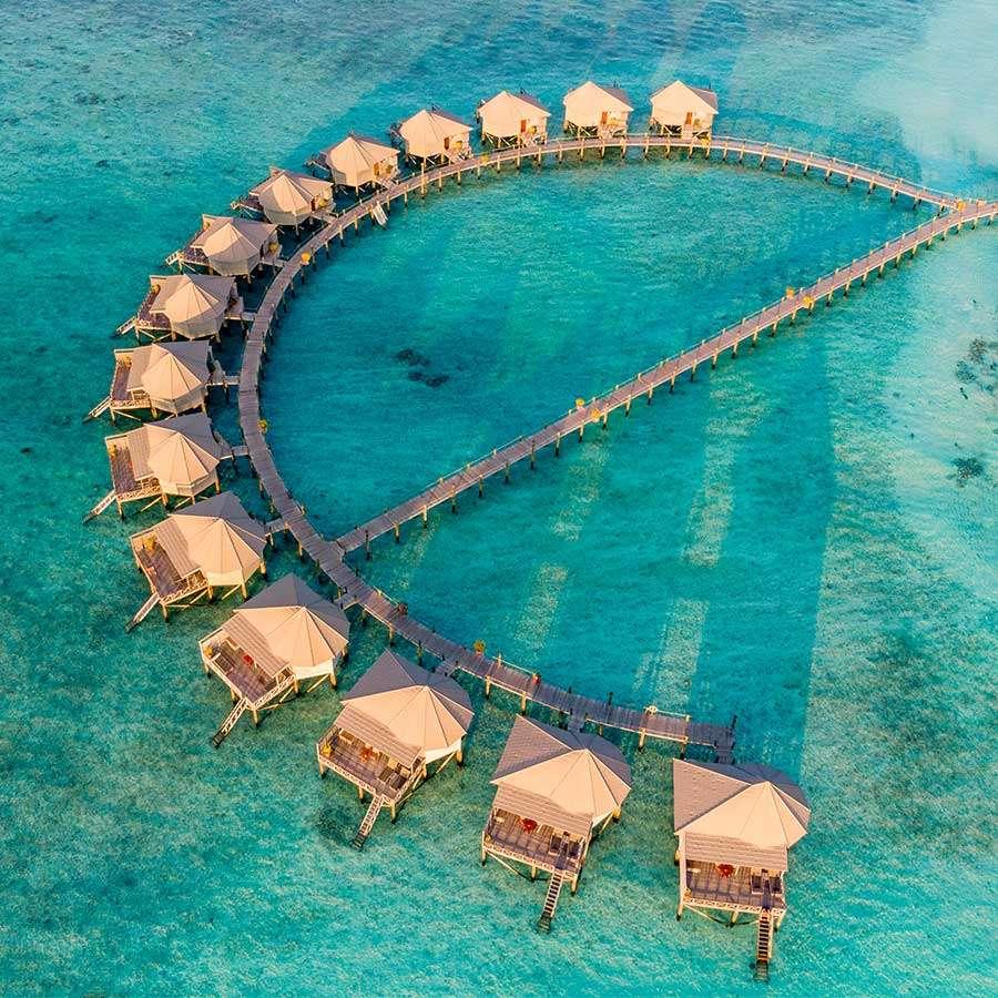 Water Villa with Jacuzzi at Komandoo Island Resort & Spa, view 2