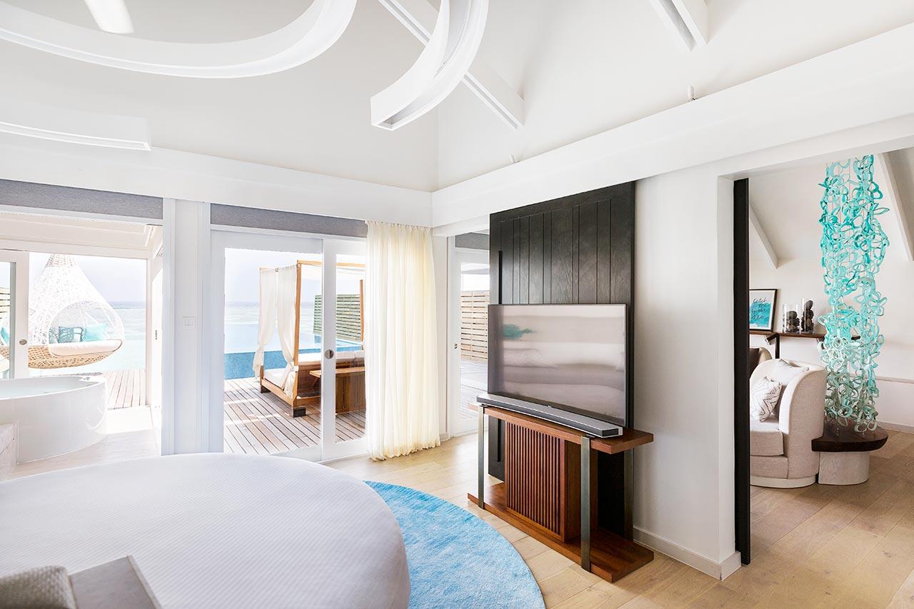 Temptation Pool Water Villa at LUX South Ari Atoll, view 3