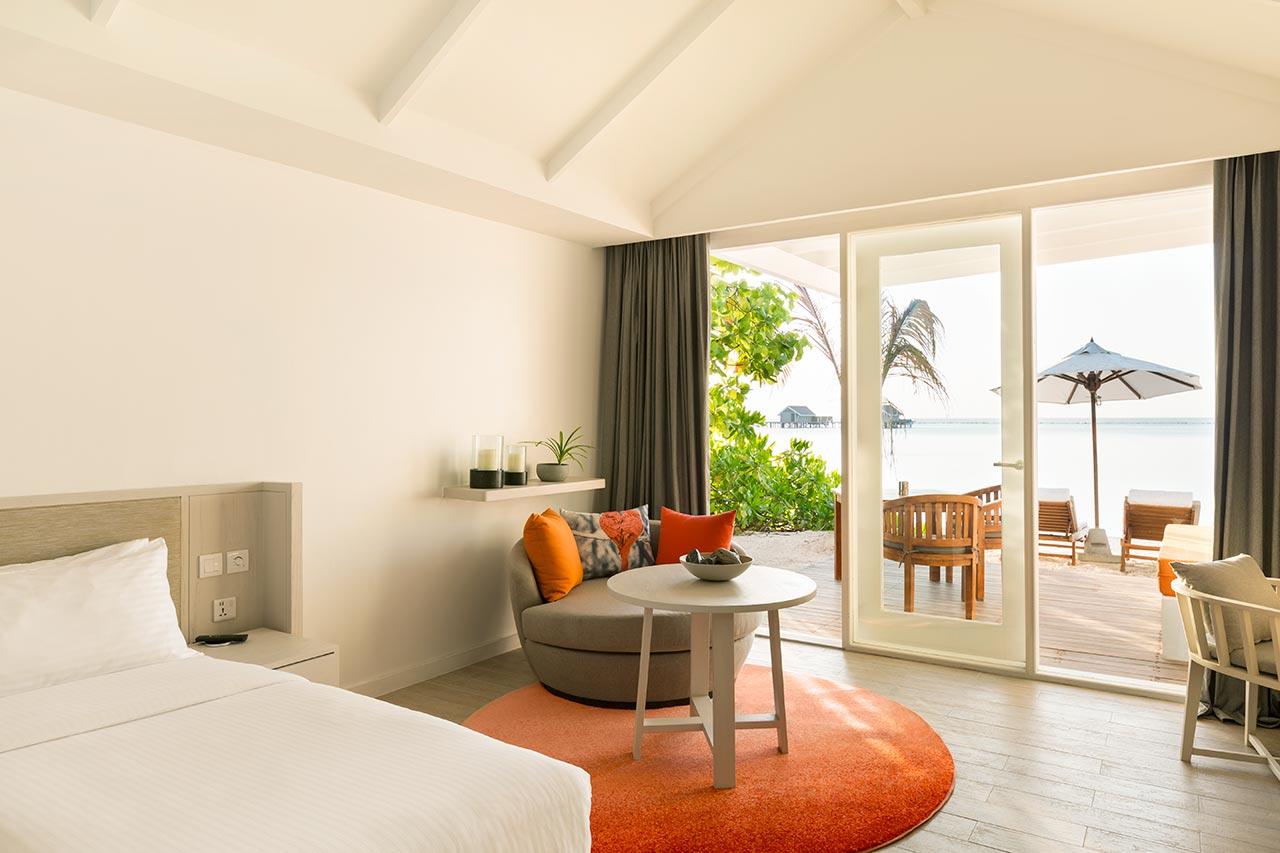 Family Lagoon Pavilion at LUX South Ari Atoll, view 2