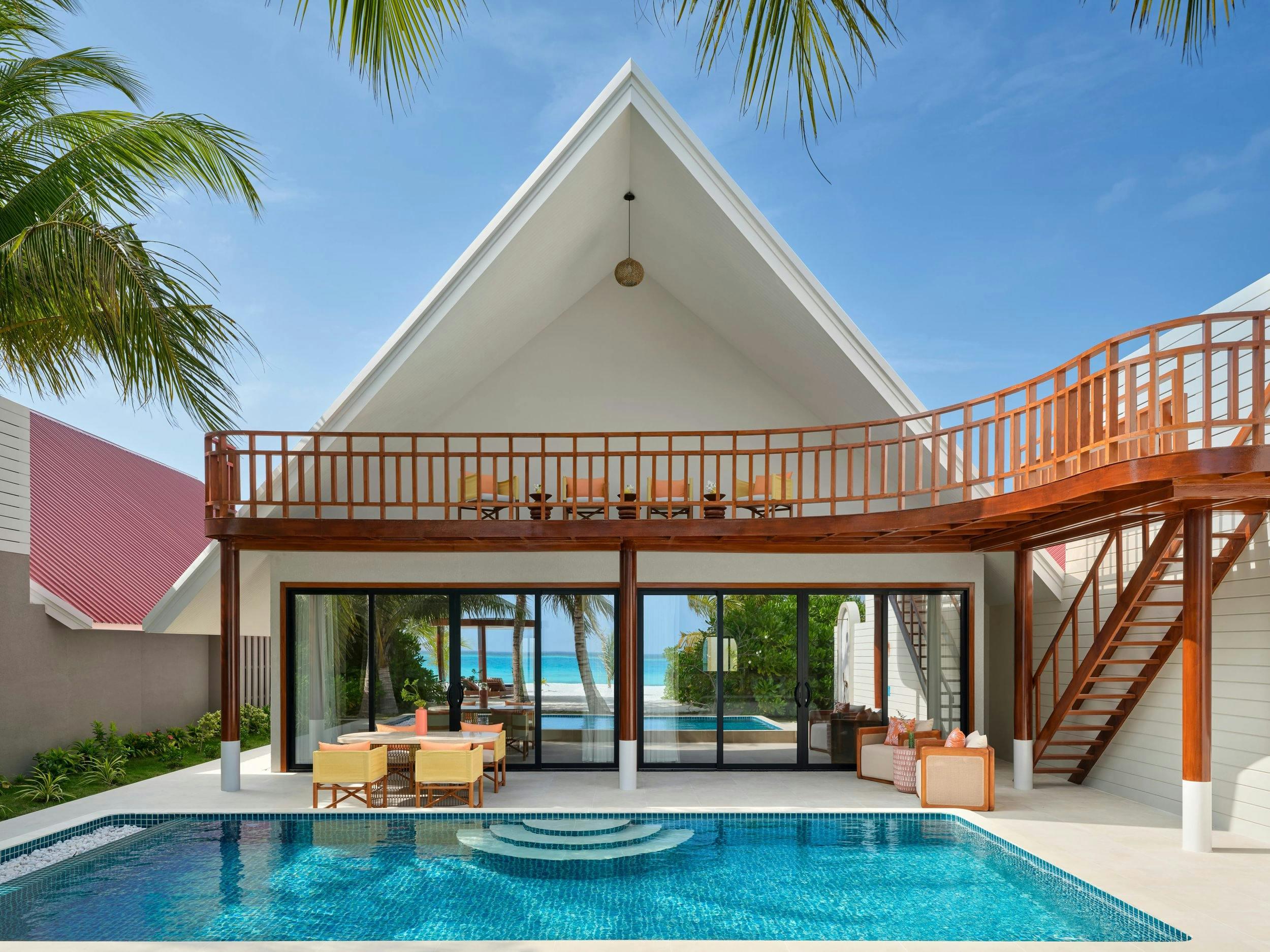Two Bedroom Beach Pool House at Villa Park,