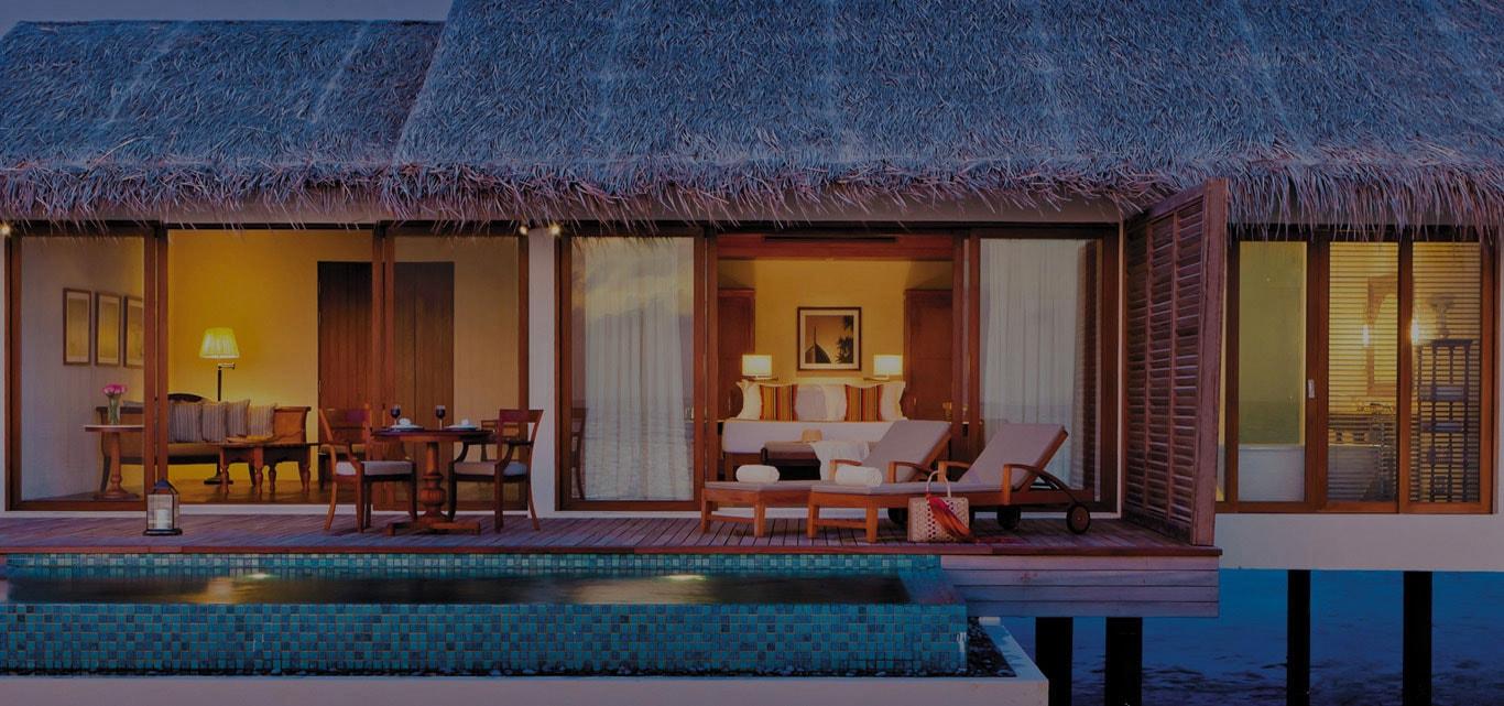 Deluxe Water Pool Villa at The Residence Maldives at Falhumaafushi