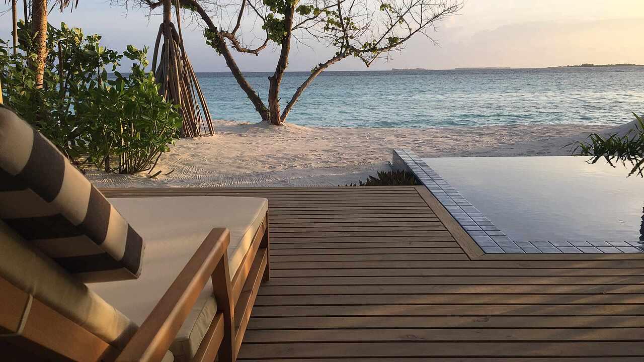 Beach Pool Bungalow at Robinson Club Noonu, view 3