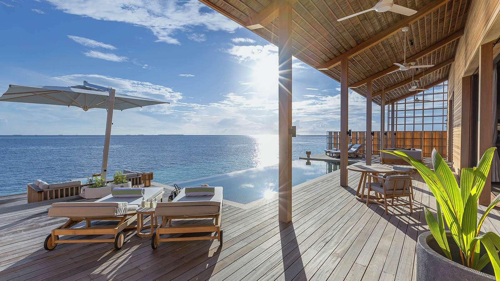Two-Bedroom Overwater Residence at Kudadoo Maldives Private Island