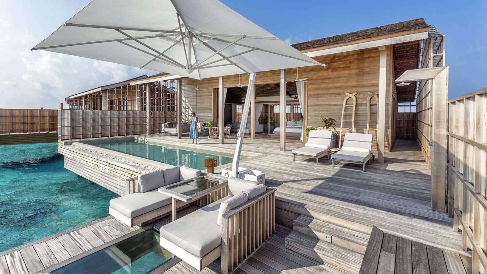 Overwater Villa at Kudadoo Maldives Private Island, view 1