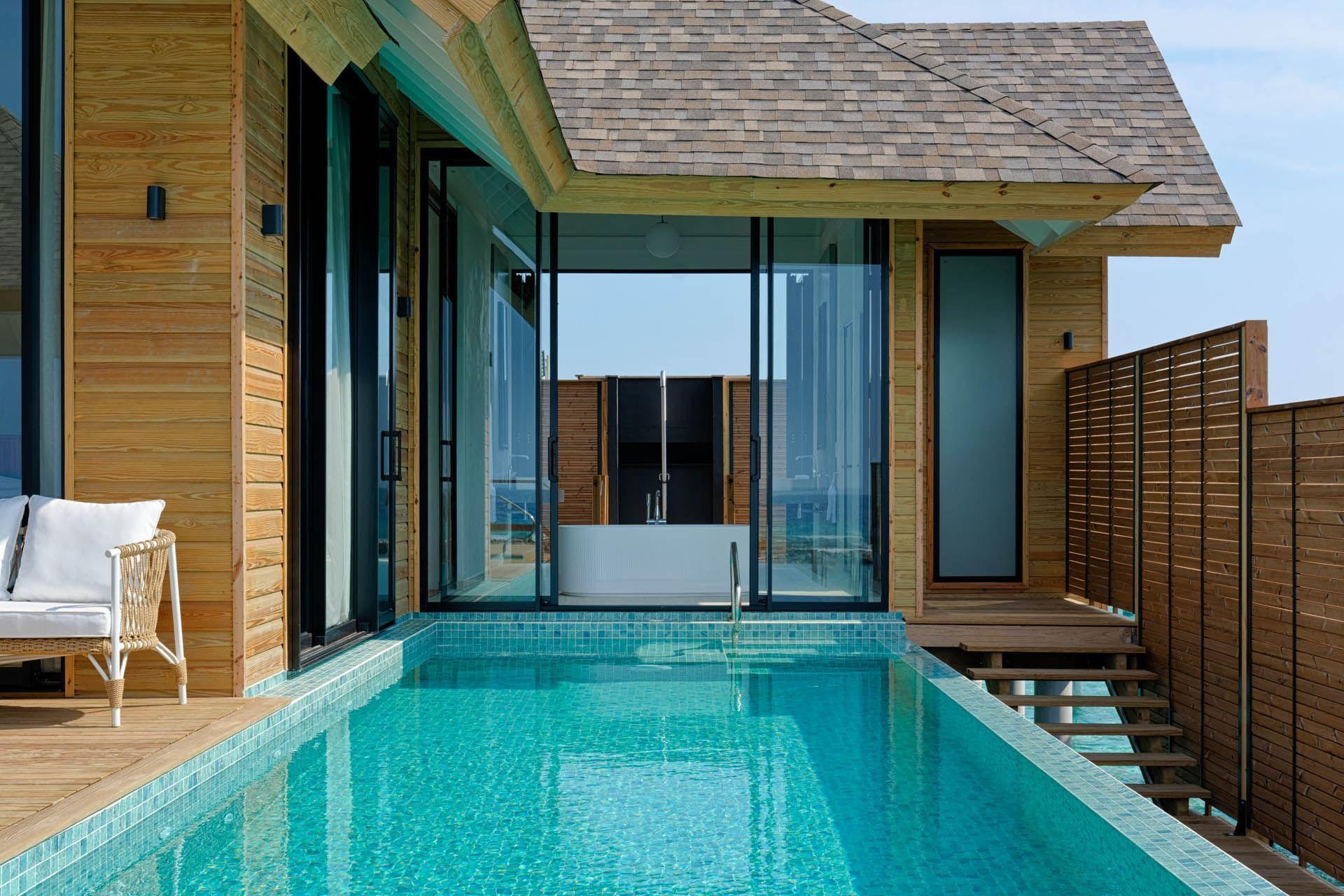 Deluxe Water Villa at ananea Madivaru, view 2
