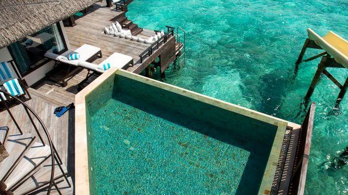 Ocean Pool Suite with Slide at OZEN RESERVE BOLIFUSHI, view 2