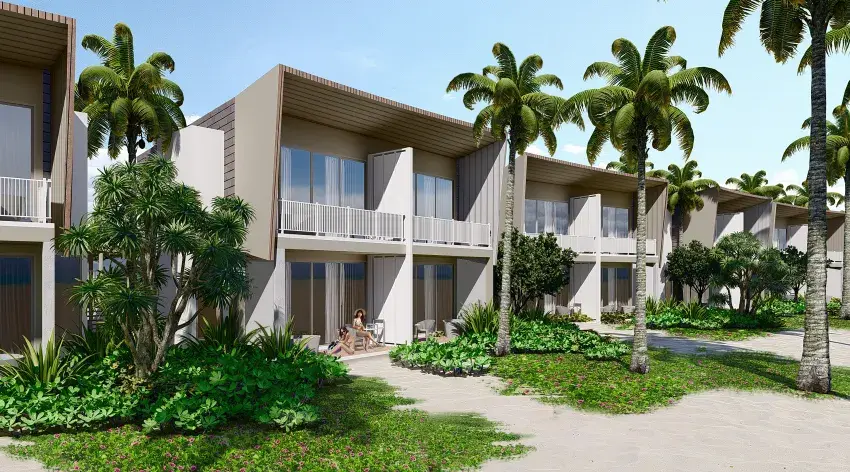 Four Bedroom Beach House with Patio at Centara Mirage Lagoon