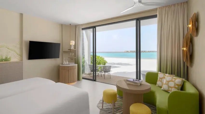 Beachfront Room with Open-Air Bath at Centara Mirage Lagoon