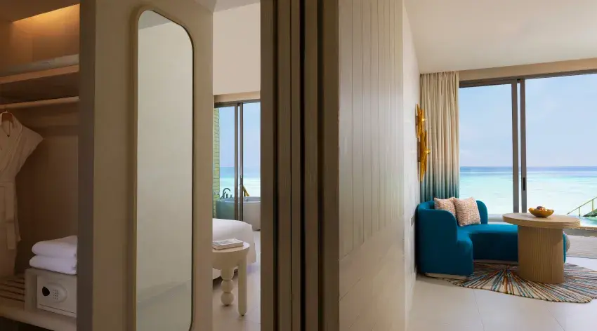Overwater Sunrise Villa with Jacuzzi at Centara Mirage Lagoon