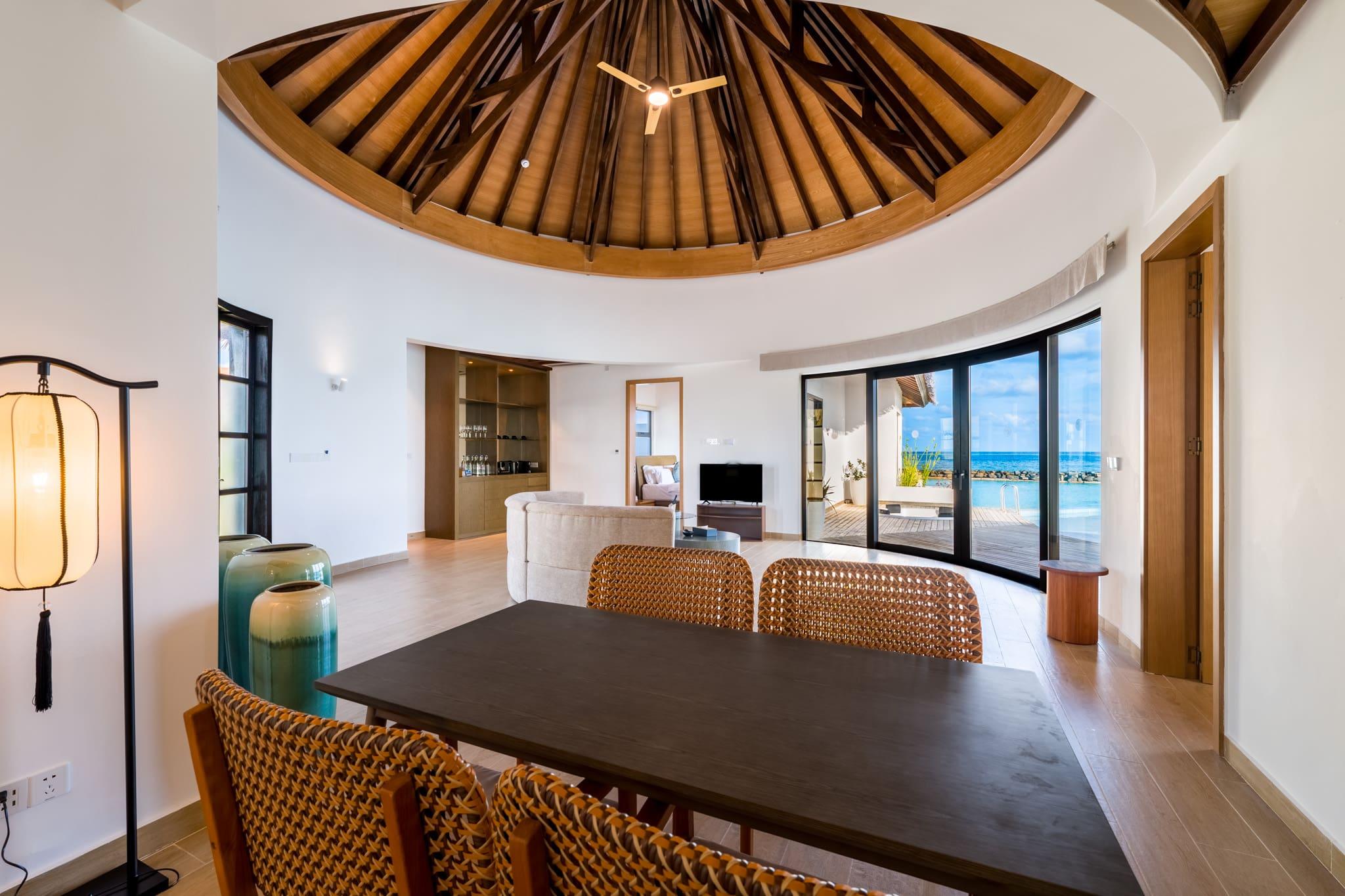 Grand Solana Two-Bedroom Beach Villa at NOOE Maldives Kunaavashi, view 5