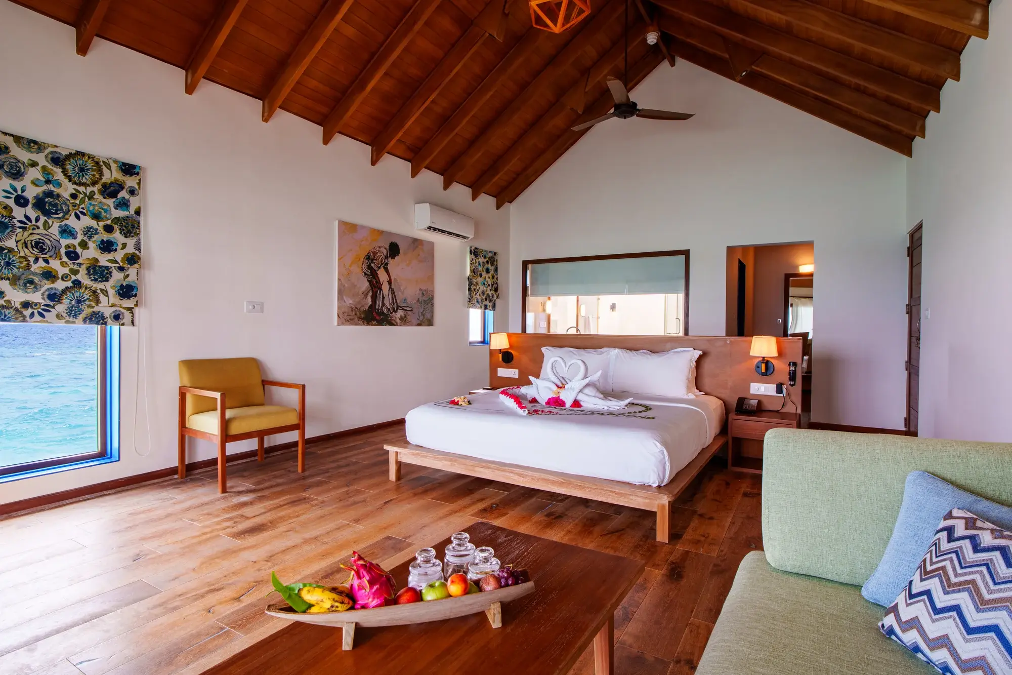 Two-Bedroom Water Villa Suite with Spa Tub at Reethi Faru Resort, view 2
