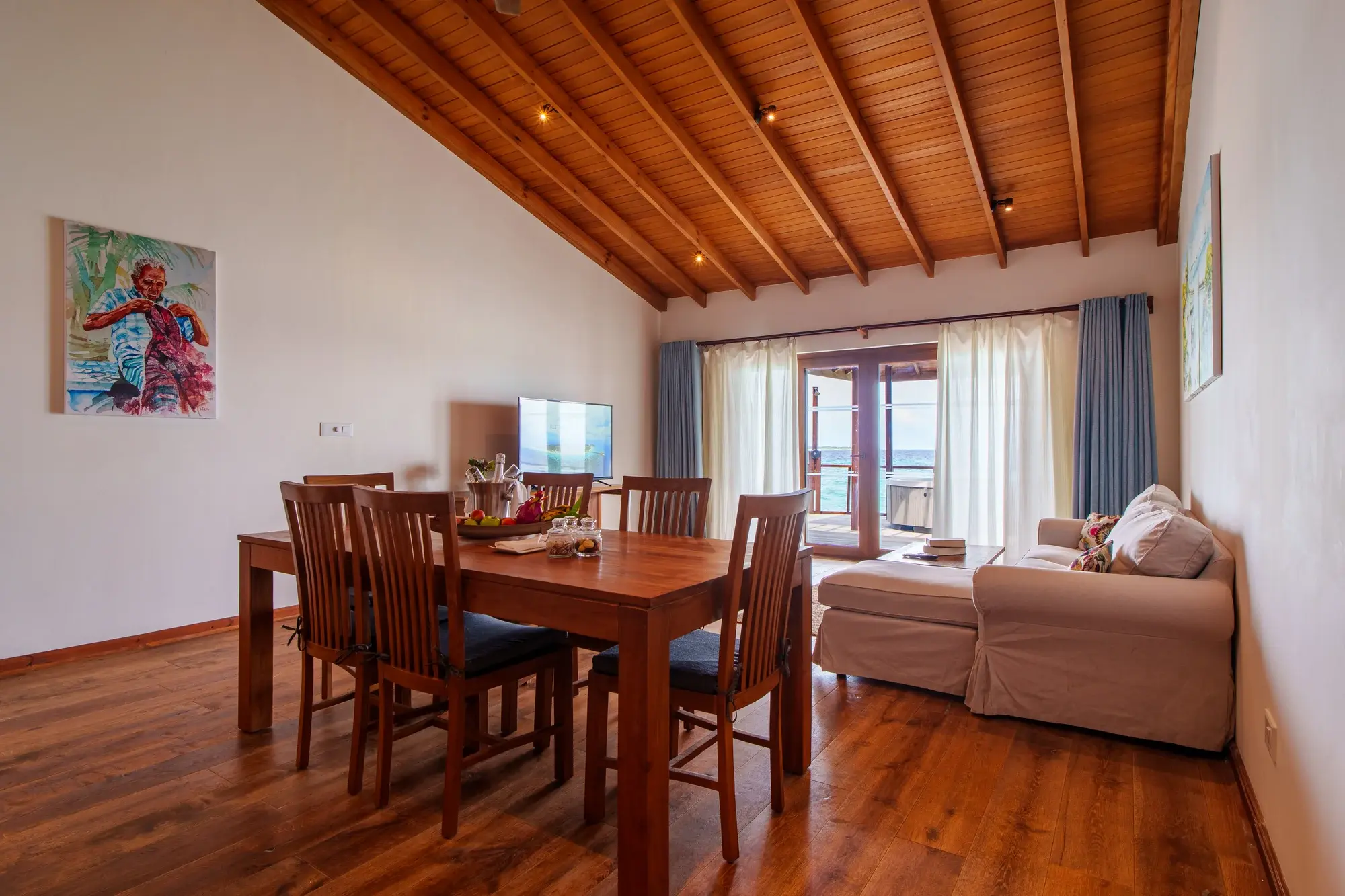 Two-Bedroom Water Villa Suite with Spa Tub at Reethi Faru Resort, view 5