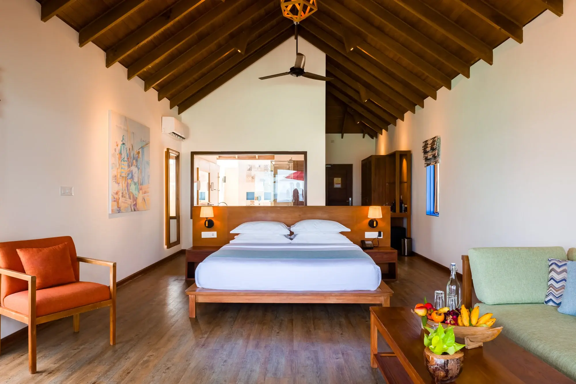 Water Villa at Reethi Faru Resort, view 1