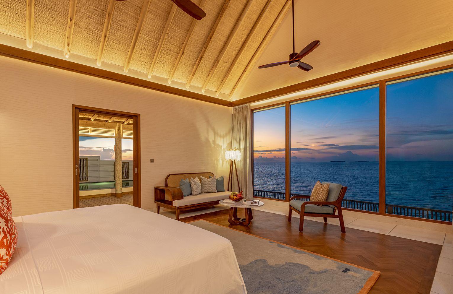 Sunset Water Pool Villa with Slide