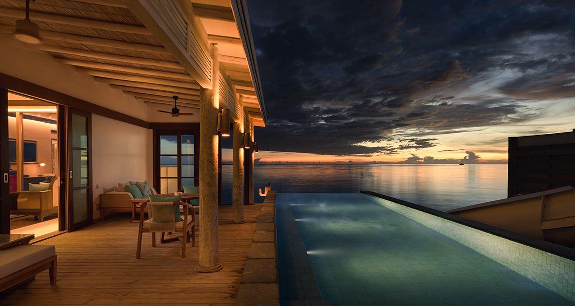 Sunset Water Pool Villa with Slide at RAH GILI, view 2