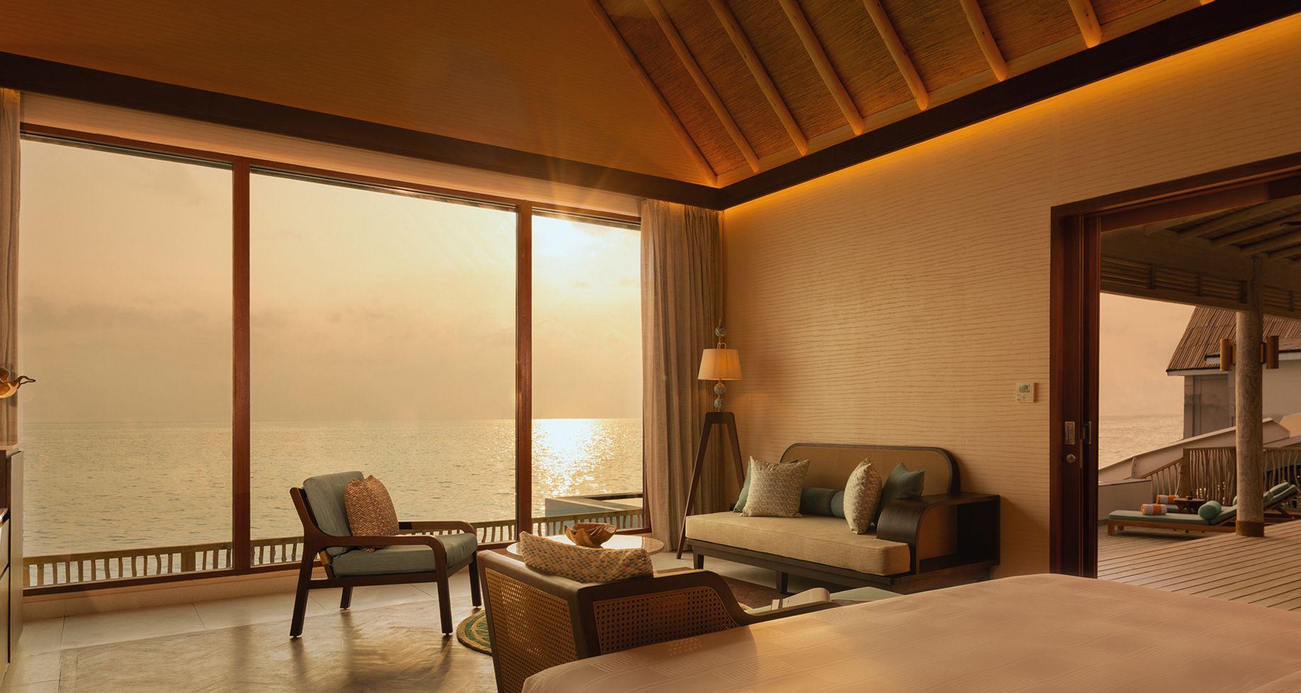 Sunset Family Water Pool Villa with Slide — 2 Bedroom at RAH GILI, view 2