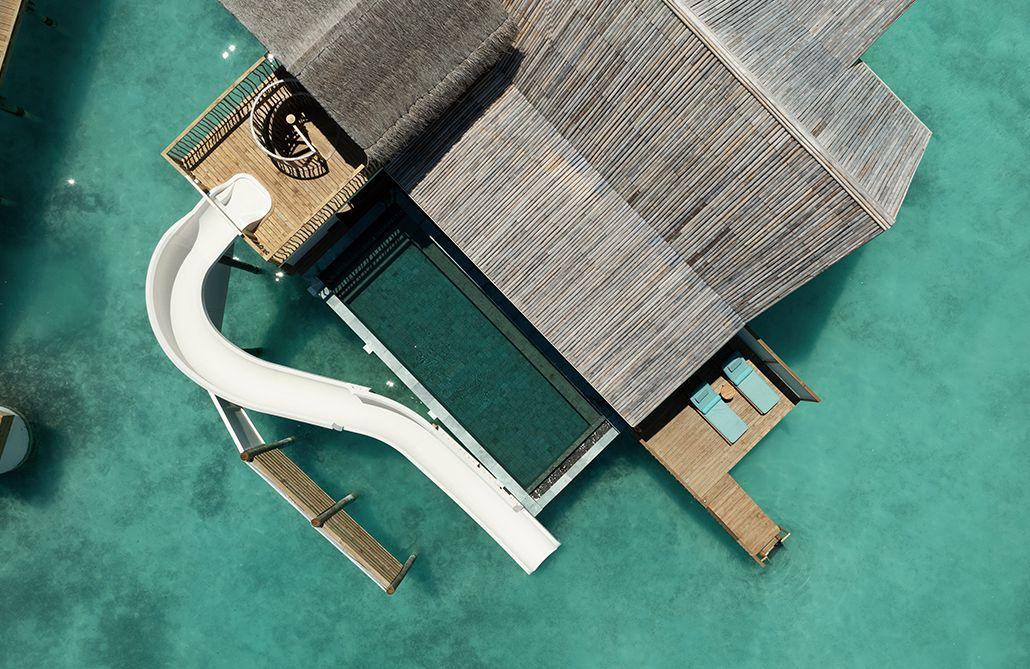 Water Pool Villa with Slide at RAH GILI