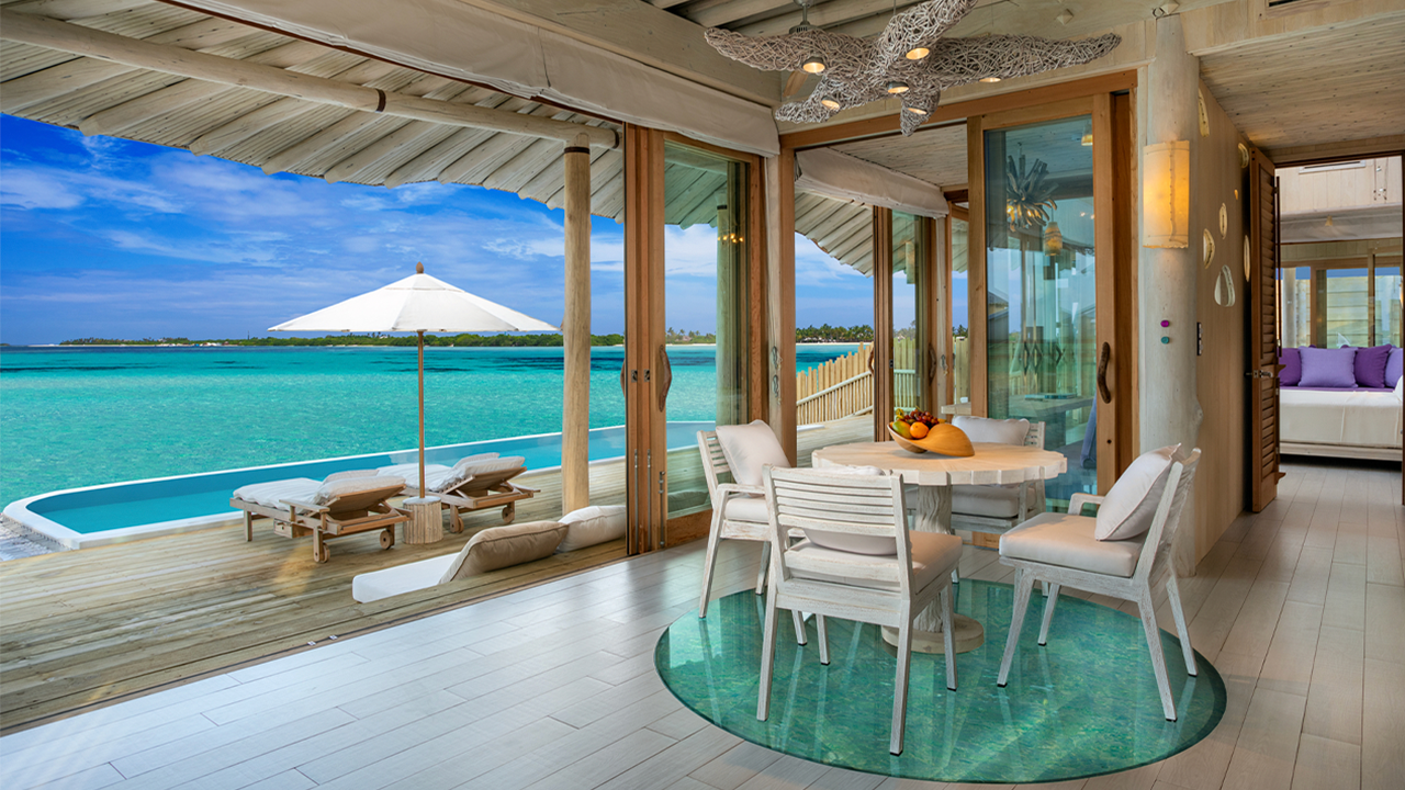 2 Bedroom Water Reserve with Slide at Soneva Jani, view 6