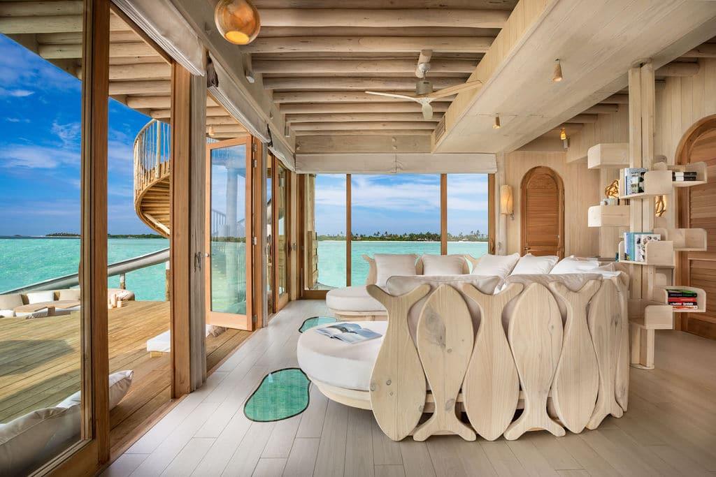 2 Bedroom Sunset Water Reserve with Slide at Soneva Jani, view 2