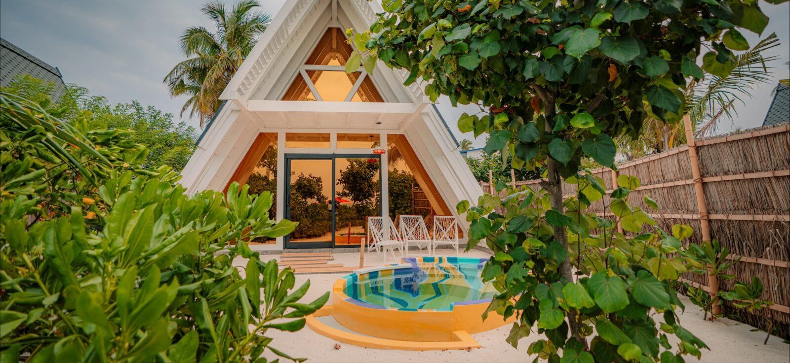 Haruge Beach Villa with Pool at Oaga Art Resort Maldives - Greatest All Inclusive Plan in the, view 2