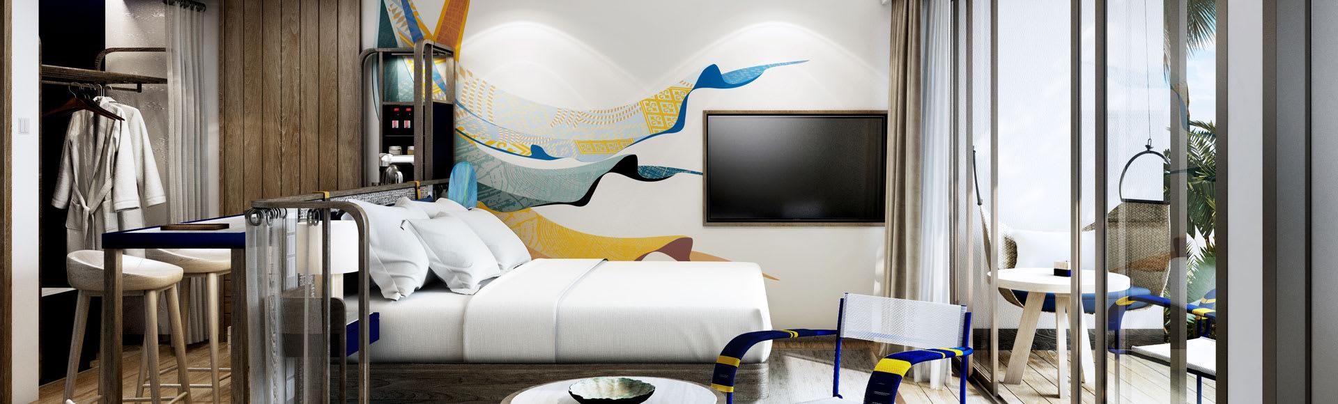 Two Bedroom Ocean View Pavilion at Avani+ Fares Maldives Resort