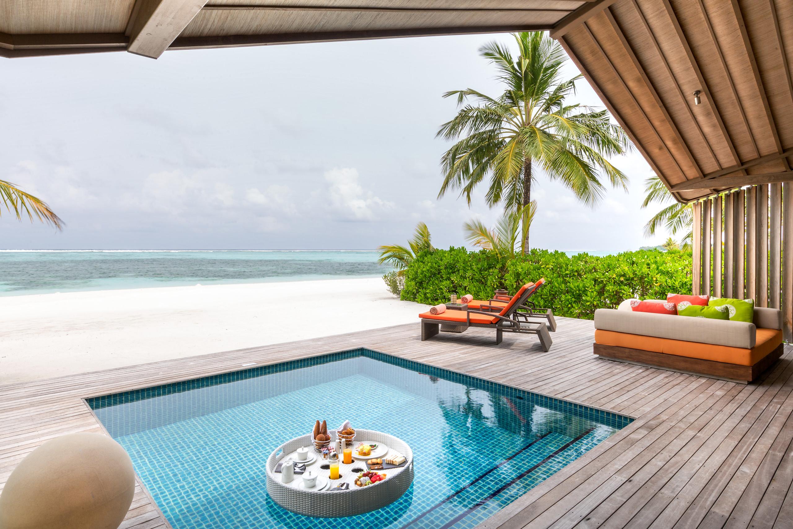 Beach Villa with Pool at Club Med Finolhu villas -