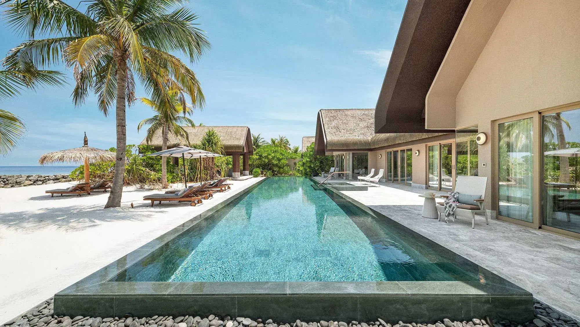 Two-Bedroom Wellbeing Beach Pool Villa at JOALI BEING, view 2