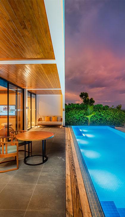 Four-Bedroom Beach Residence with Private Pool at Kuda Villingili Resort