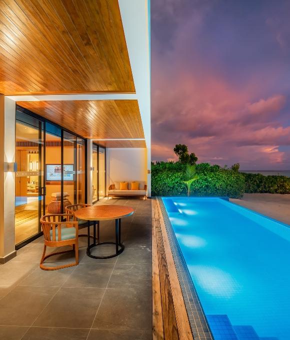 Four-Bedroom Beach Residence with Private Pool at Kuda Villingili Resort, view 5