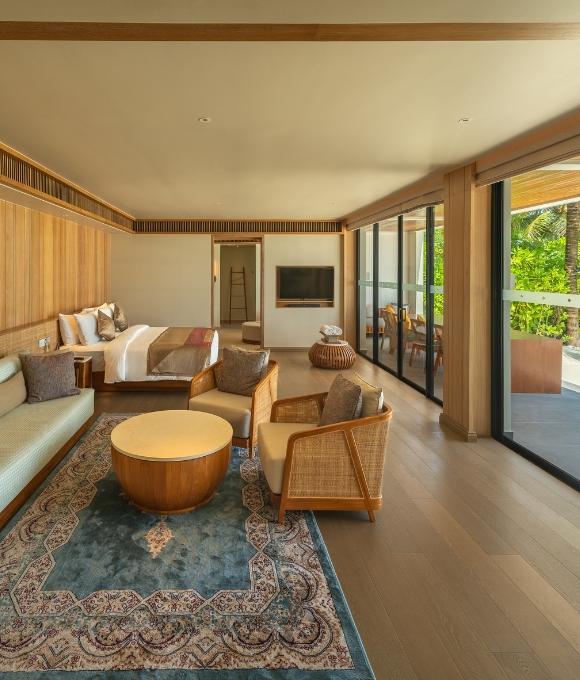 Three-Bedroom Beach Residence with Private Pool at Kuda Villingili Resort, view 4
