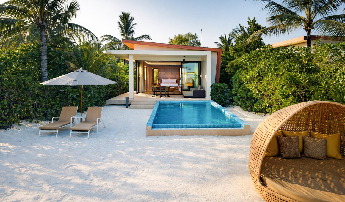 Sunrise Beach Villa with Private Pool at Kuda Villingili Resort, view 6