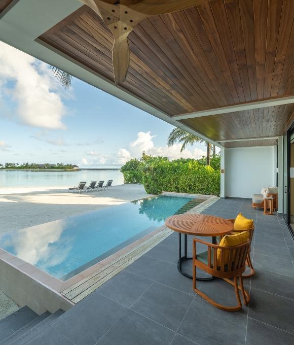 Four-Bedroom Beach Villa with Private Pool at Kuda Villingili Resort, view 5