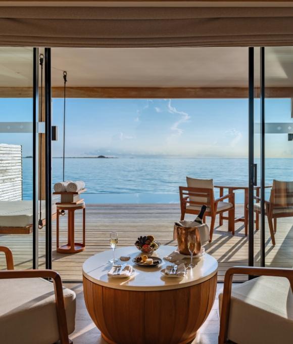 Sunrise Water Villa with Private Pool at Kuda Villingili Resort, view 3