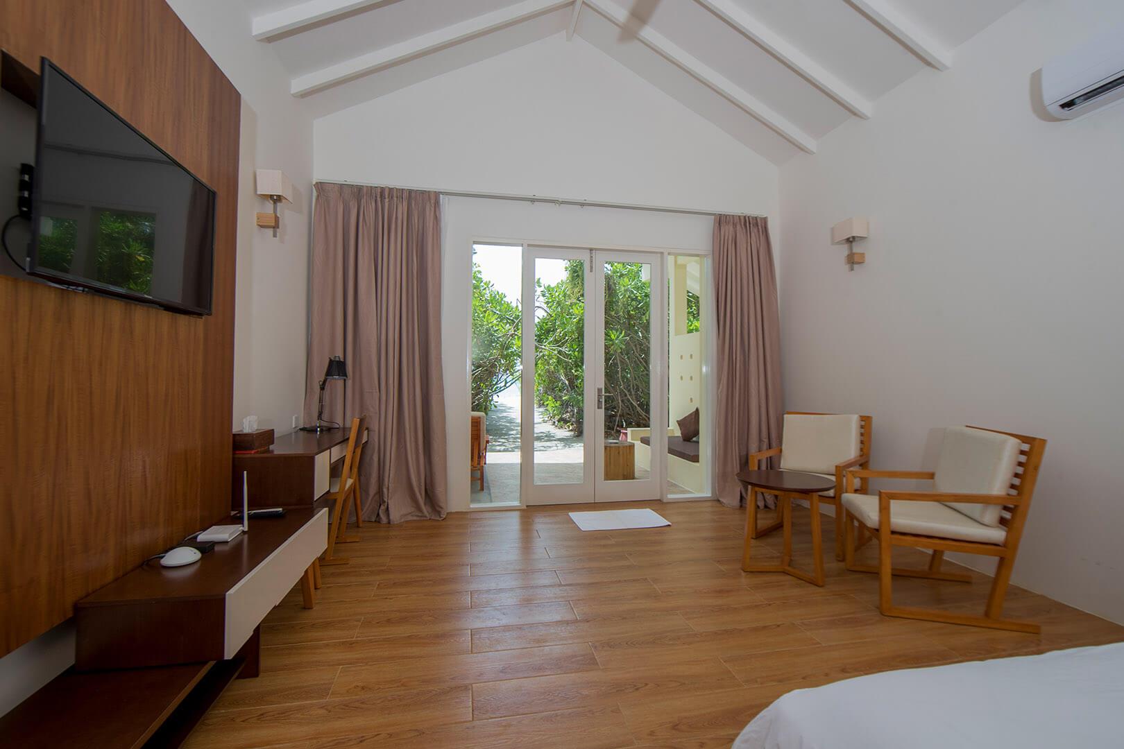 Deluxe Beach Bungalow at Hondaafushi Island Resort, view 3