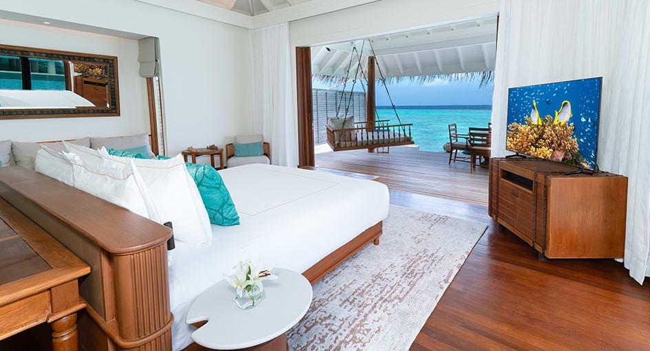 Over Water Pool Villa at Anantara Kihavah Maldives Villas
