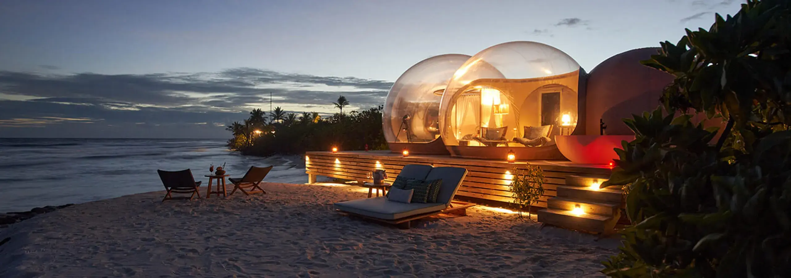 Beach Bubble Tent at Finolhu, a Seaside Collection Resort
