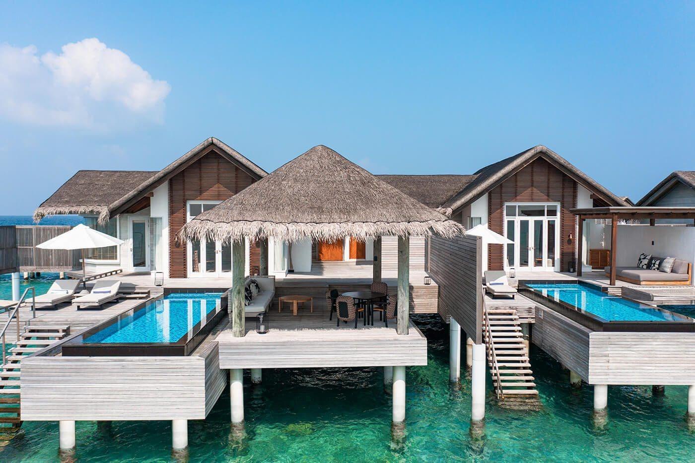 Two Bedroom Sunset Water Villa with Pool at Sirru Fen Fushi Private Lagoon Resort, view 2