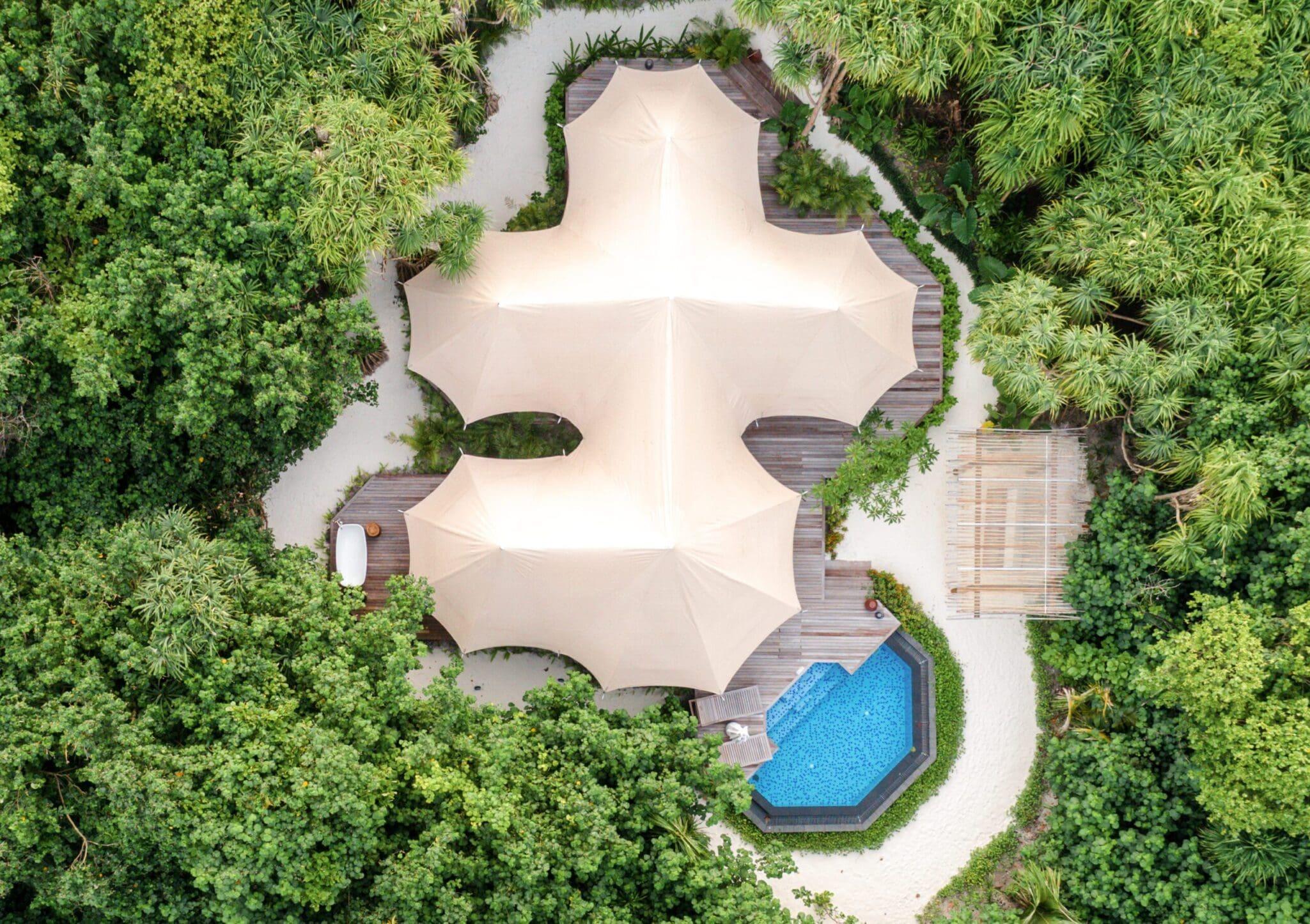 Safari Tent Villa with Pool at Sirru Fen Fushi Private Lagoon Resort, view 3