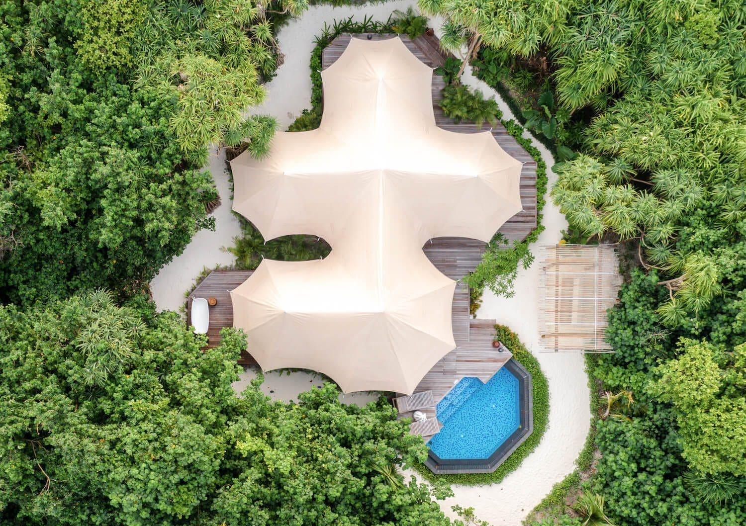 Safari Tent Villa with Pool at Sirru Fen Fushi Private Lagoon Resort, view 4