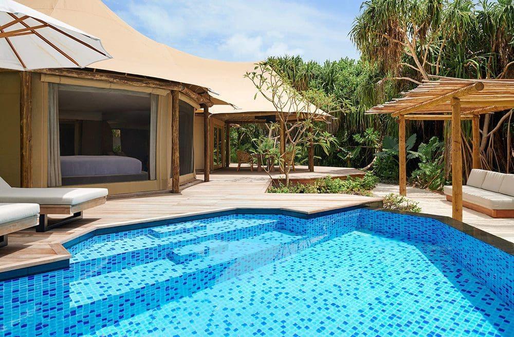 Safari Tent Villa with Pool at Sirru Fen Fushi Private Lagoon Resort, view 5