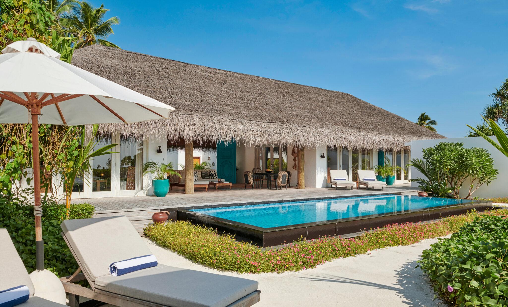 Three Bedroom Sunset Beach Villa with Pool at Sirru Fen Fushi Private Lagoon Resort, view 5