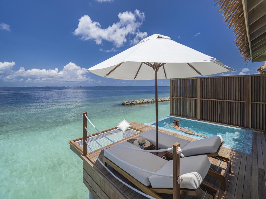 Sunset Water Villa with Pool at Bandos