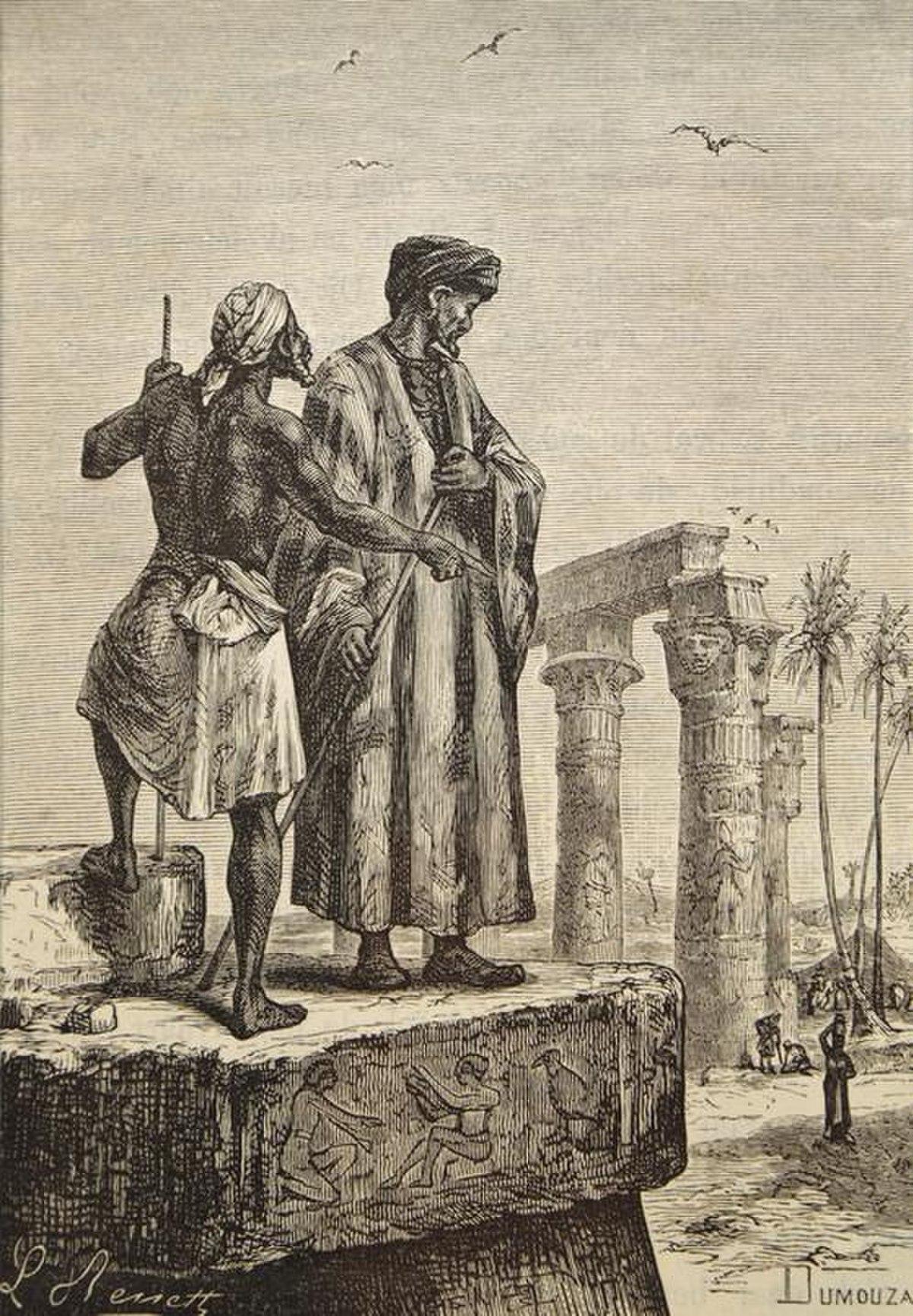 Ibn Battuta, depicted by 19th-century illustrator Léon Benett