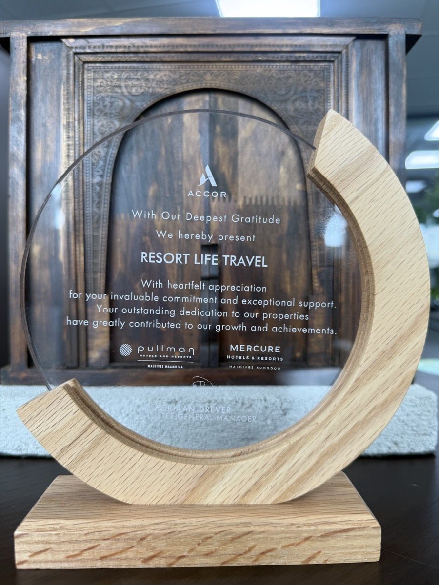 Partner Appreciation — Accor — Pullman Maamunagau & Mercure Kooddoo