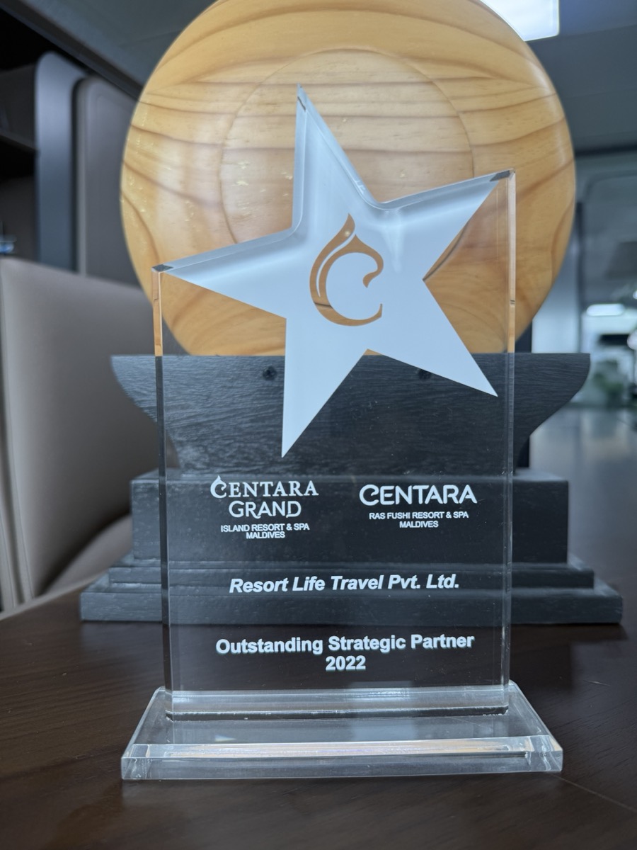 Outstanding Strategic Partner — Centara Grand Island & Ras Fushi Maldives (2022)