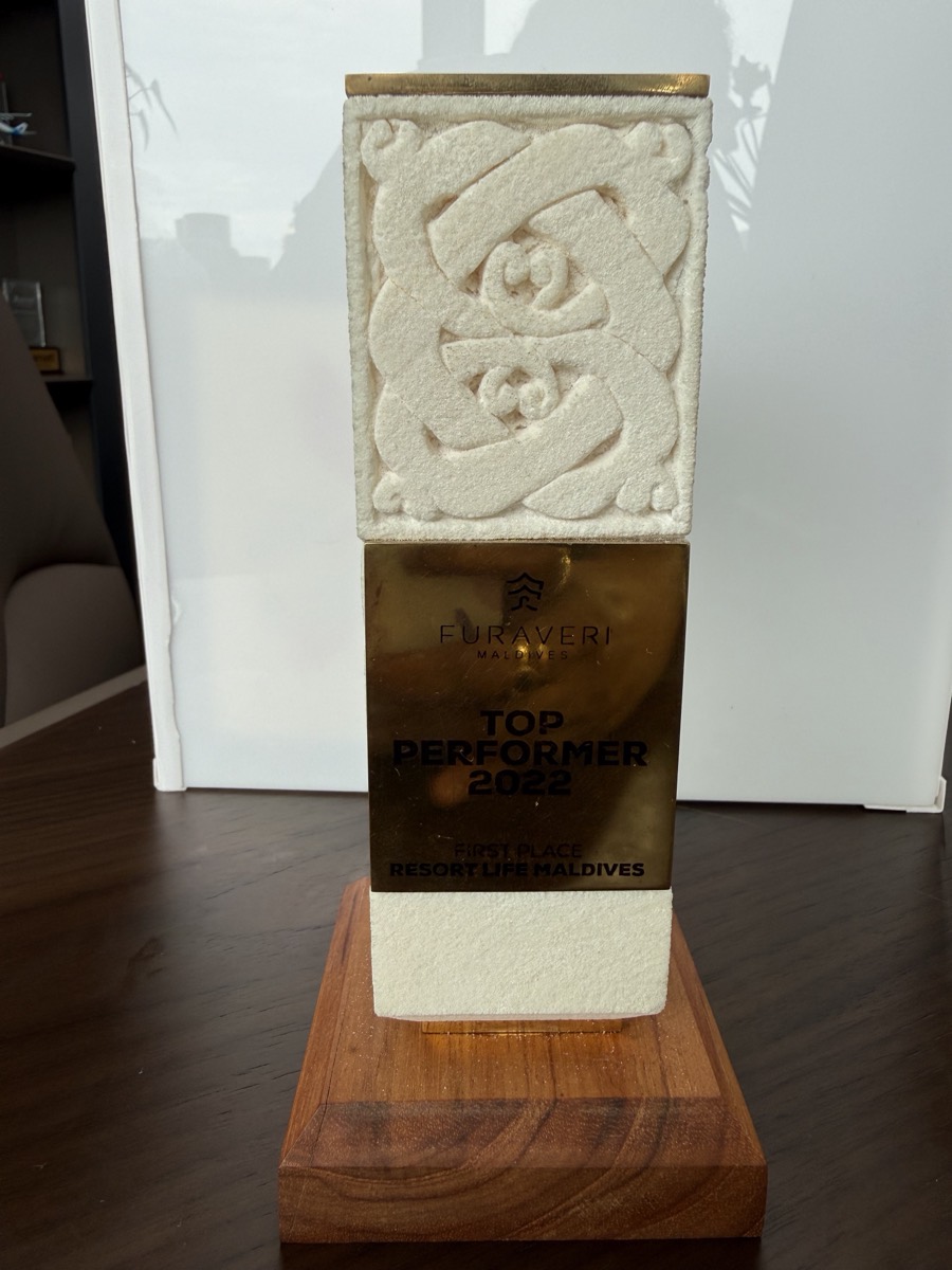 Top Performer — First Place — Furaveri Maldives (2022)