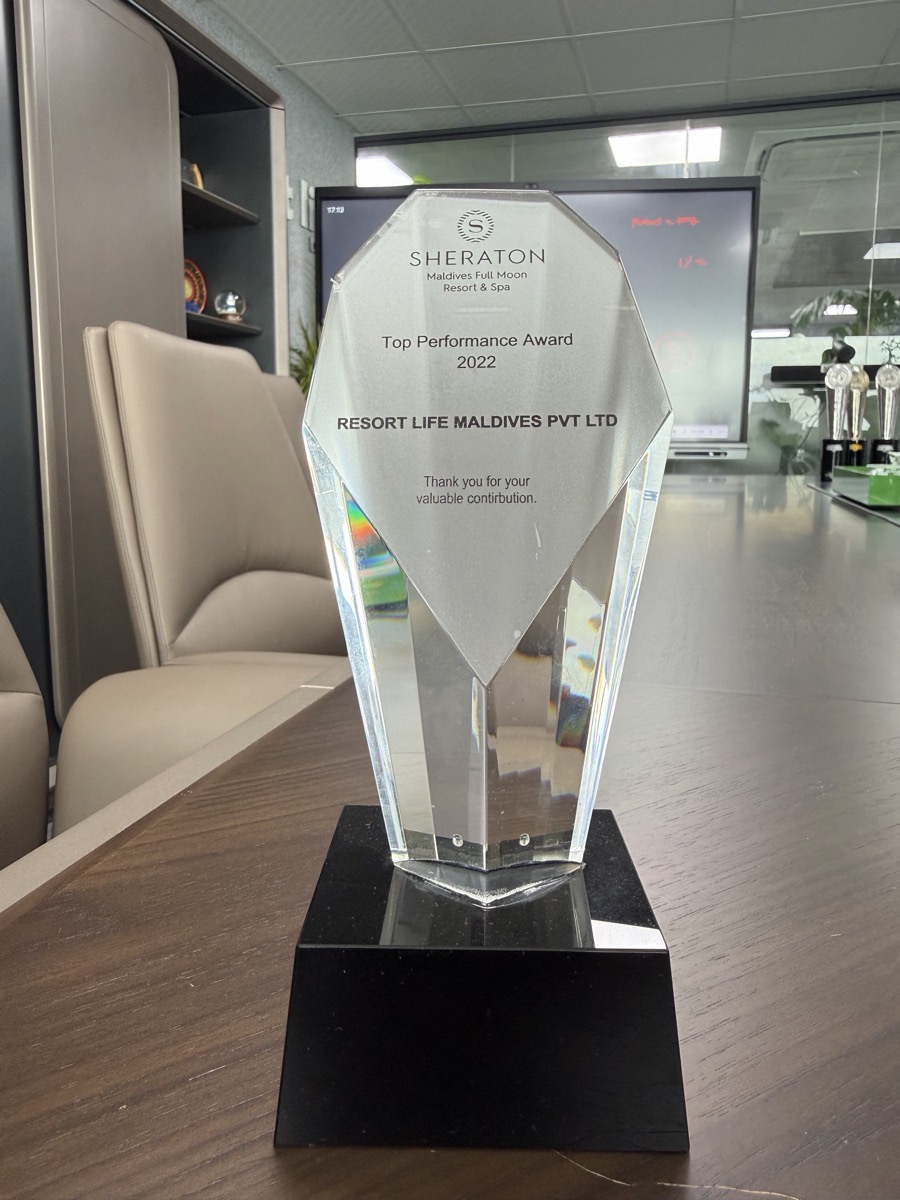 Top Performance Award — Sheraton Maldives Full Moon Resort & Spa (2022)