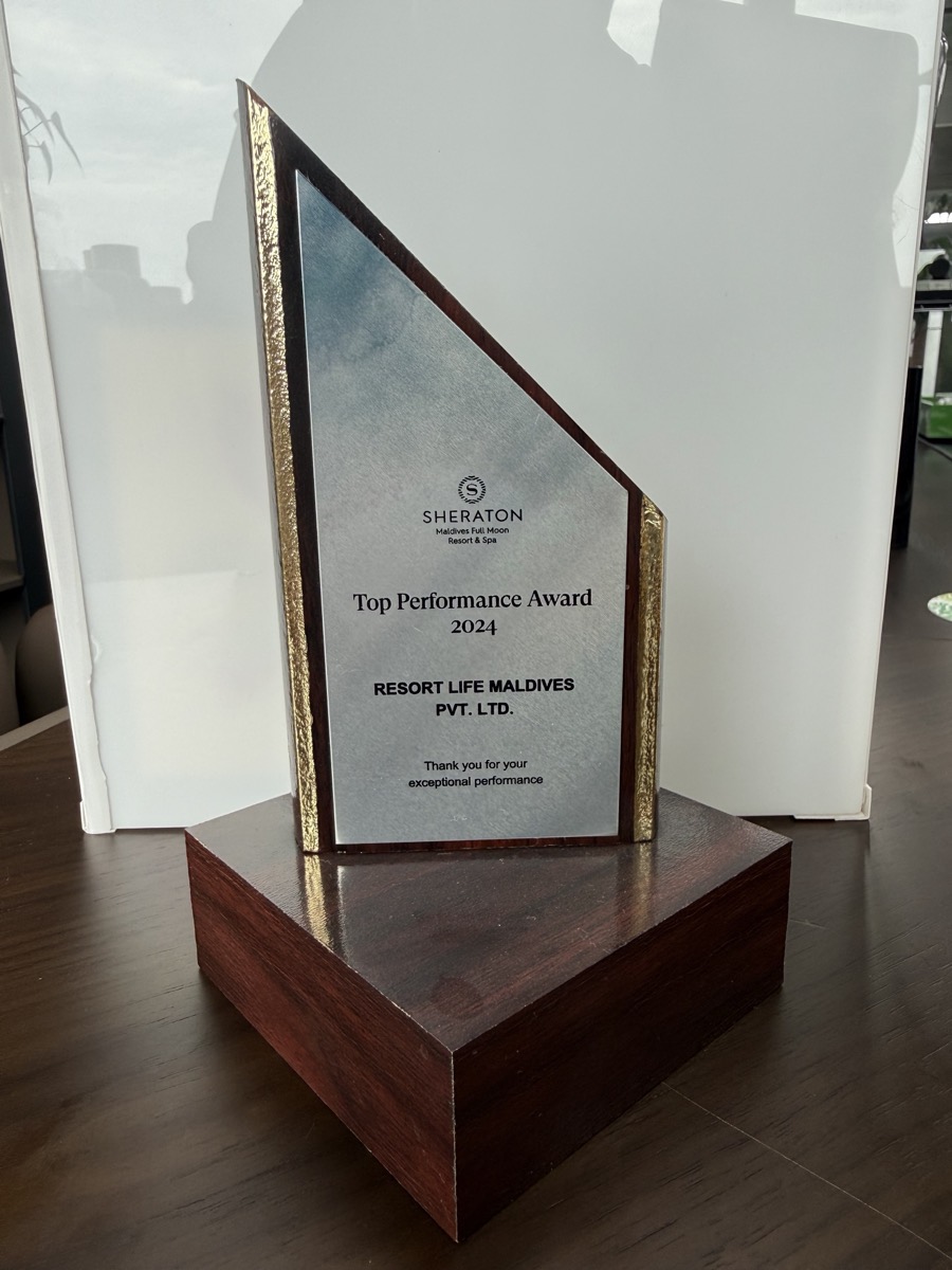 Top Performance Award — Sheraton Maldives Full Moon Resort & Spa (2024)